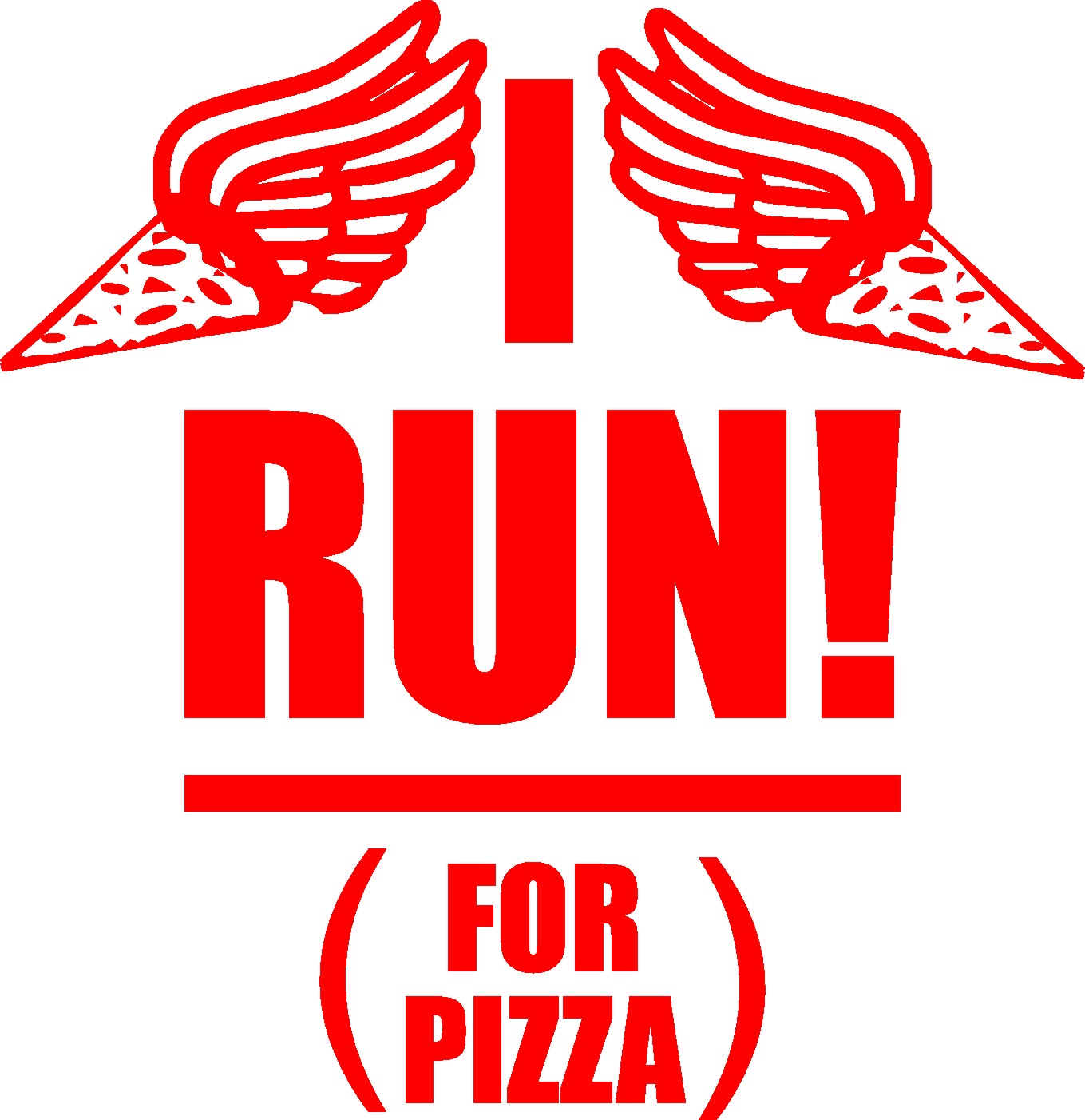 Running - I Run For Pizza - Shirts